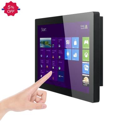 China Android 3mm Rugged Tempered Glass Open Frame Industrial PC 13.3INCH With Customized Touch for sale