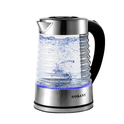 China Keep Warm Sokany 2200W Electric Kettle 2200W High Power 2.2L High Quality 1027 Water Kettle for sale