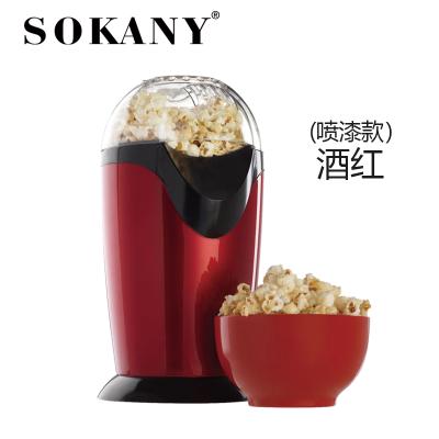 China SOKANY 288 Easy Operation Popcorn Maker Portable Electric Hot Air Popcorn Making Machine Kitchen Desktop Mini Diy Corn Maker for sale