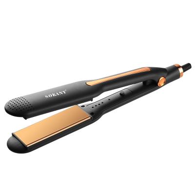 China Hotel Sokany 2022 Newest and Best-selling Professional Hair Straightener Anion Multifunctional Dry and Wet Hair Straightener for sale