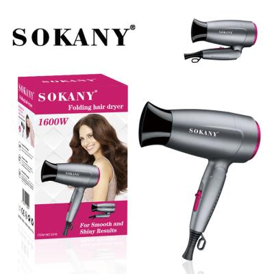 China Popular portable electric hair dryer wall mounted electric popular hotel hair dryer portable hair dryer 3318 sokany for sale