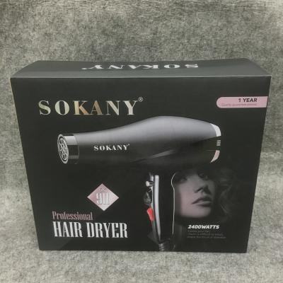 China 2000W Hotel Hair Dryer Barber Salon Styling Tools Hot /Cold Professional Strong Air Blow Dryer 3 Speed ​​Adjustment Hair Dryer sokany for sale