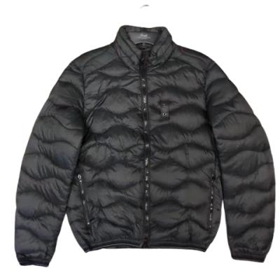 China 2021 New Design QUICK DRY Mens Padded Coats Warm Stripper Down Jacket Plain Dyed Quilted Jacket for sale