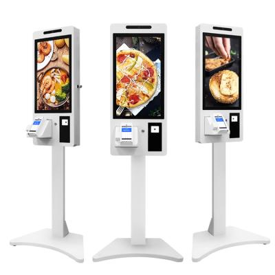 China Service kiosk restaurant floor stand Windows OS ordering mall/food/self/fast food 24 service kiosk restaurant shop wifi lcd payment ordering kiosks thumb individual for sale