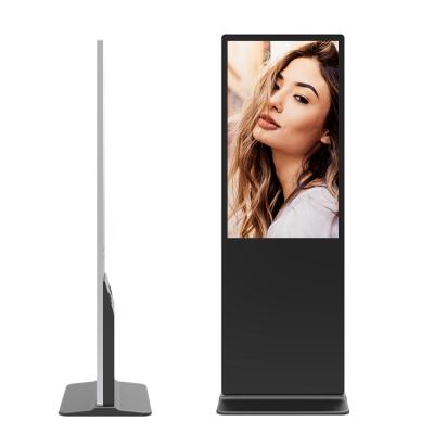 China Hushida Android RK3288 Indoor Wireless Advertising Show 55 Inch Digital Signage LCD Screen Floor Stand for sale