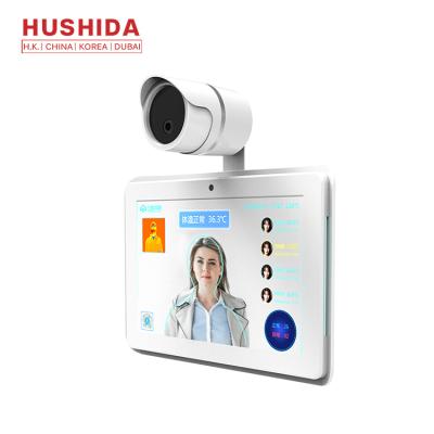 China HUSHIDA 10.1inch Face Recognition Equipment Access Control Temperature Detector 10.1inch for sale