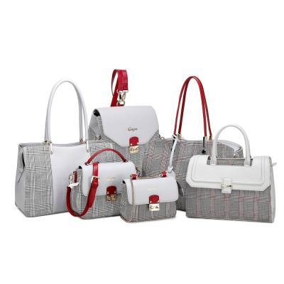 China Purse beauty 6 pieces set handbag new style leather bag for women purses handbag set for sale