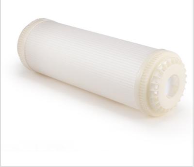 China Hotel 10 Inch Flat Bottle Mouth / Intake Ultrafiltration Membrane Filter Element For Water Purifier for sale