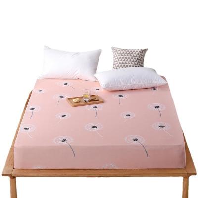 China Modern Factory wholesale floral pattern Customized size microfiber bedding bed sheet fitted sheet bed cover for all season for sale