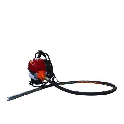 China Hot Selling Gasoline Type Hotels With 2.5 Meter Hose Gasoline Engine Backpack Concrete Vibrator for sale