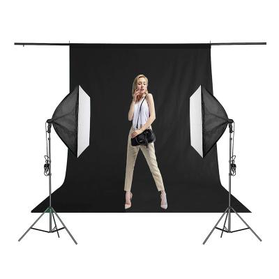 China Can be Ironed and Washable 1.5*2m Foldable Cloth Black Chiffon Cloth Photographers Photoshoot Backdrop Studio Props for sale