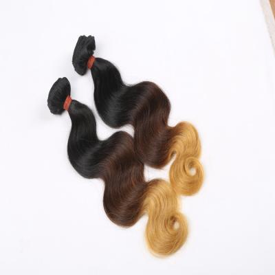 China Body Wave Kbeth Ombre Bundles With Closure Tape Remy Hair Extension Hair Body Wave Color Bundle From China Factory Price for sale