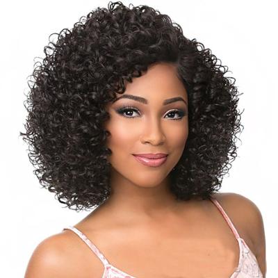 China Machine Made Kbeth Hair Wigs Deep Wave Wig Headband For Women Color Without Lace Cool RP 100% Factory Cheap Remy Kinky Curly Wig Wholesale Short for sale