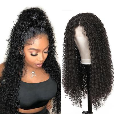 China Kbeth Curly Kinky Curly Human Hair Wig Lace Front Curly Natural 100% Virgin Brazilian Remy Kinky Curly Full Lace Wig Manufacturers Wholesale Wigs for sale