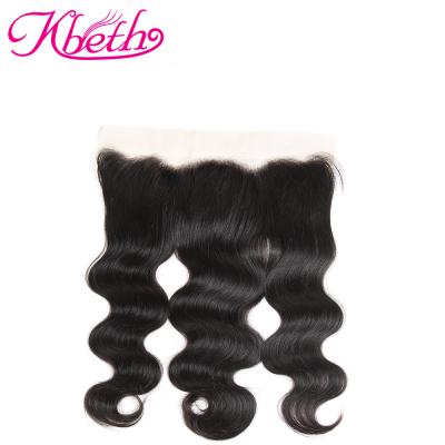 China Wholesale Body Wave Hair Closure 13*4 Pre Plucked Lace Frontal Body Wave Vendors, Brazilian/Indian/Peruvian/Mavirgin Virgin Hair for sale