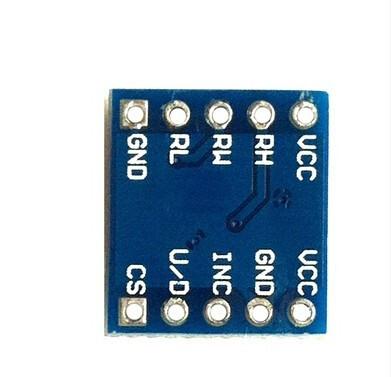 China / x9c104 digital potentiometer module 100 digital potentiometer to adjust the bridge balance for sale