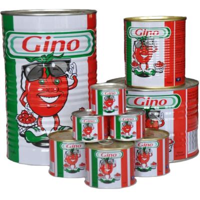 China Gino Paste Tomato Paste Price Good Taste No Additive Canned Tomato Paste for sale