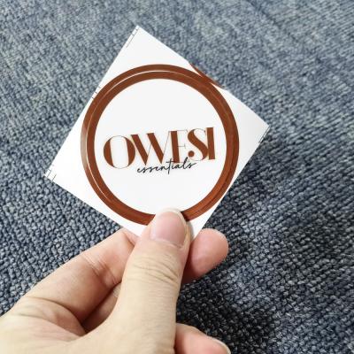 China Waterproof Custom Printed Christmas Round Sticker, Gel Paper Stickers, Package Label Laser Cut Sticker for sale