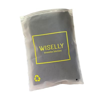 China ANTISTATIC Custom PVC Zipper Plastic Bag For Clothing, Plastic Packaging Bag, Zipper Bag With Logo for sale