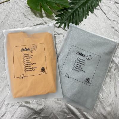 China Recyclable White Frosted Zipper Bag Custom Bags Frosted Zipper Frosted Zipper Bag Compost for sale