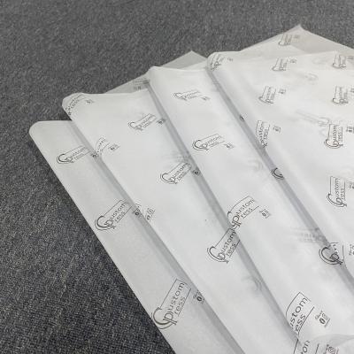 China Disposable Custom Printed Tissue Wrapping Paper Clothes Gift Flower Wrapping Tissue Paper With Your Brand Logo for sale