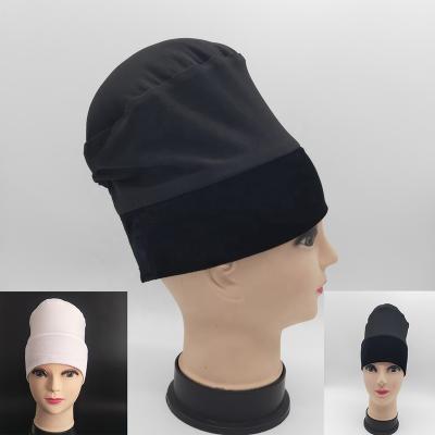 China Holding Scarves new Tichel Volumizer for holding scarves turbans with white and black colors of artificial fiber and volume cotton material for sale