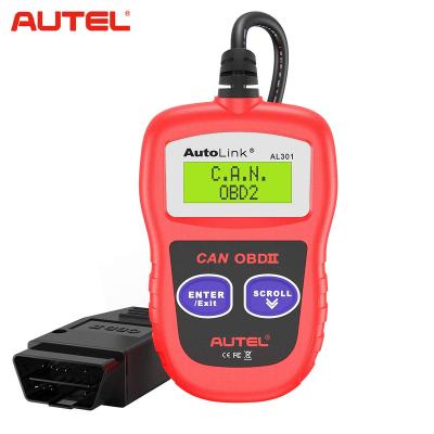 China Universal Autel AutoLink AL301 OBDII OBD2 CAN Code Reader Auto Fault Scanner Diagnostic Scan Tools for sale