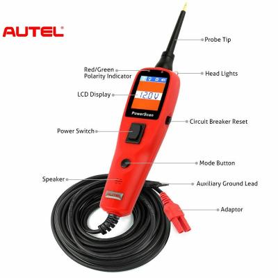 China Autel PowerScan PS100 PowerScan PS100 Electrical System OBD2 Diagnostic Tool Scanner Multimeter AVOmeter Automotive Diagnostic Test Tool for sale