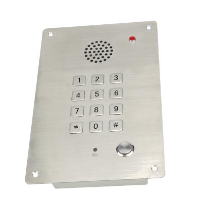 China DISCOUNT Vandal Resistance SIP Door Phone Entry With Stainless Steel Keypad for sale