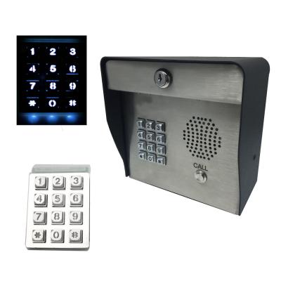 China 5V access control blue led znic alloy metal cheapest illuminated keypad with 12 keys for access control for sale