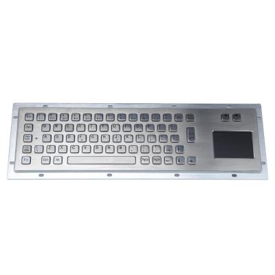 China Telecom Equipment Vandal Rugged Resistance Metallic Keyboard For Consideration Machine for sale