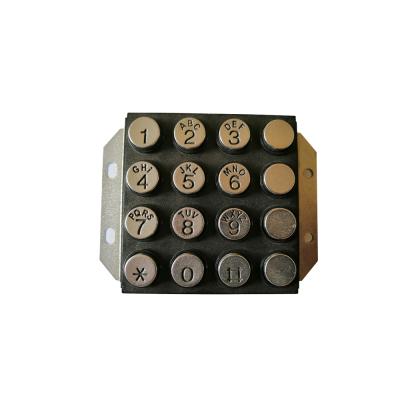 China Remote Controller Die Cast Keypad 4X4 For Public Telephone Set for sale