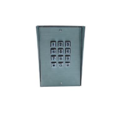 China Controller Customized Door Phone Stainless Steel Remote Access Control With Back Lighted Keypad for sale