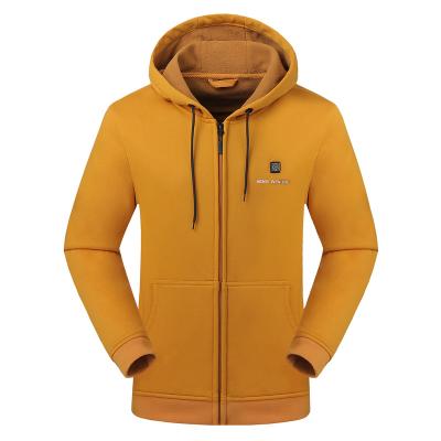 China 2021 Waterproof Sale Fashion USB Port Electric Heating Jacket Hooded Heated Warmth For Men And Woman for sale