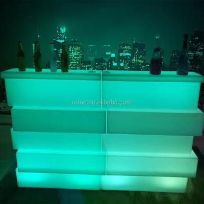 China Bar Table Brick Led Furniture Bar Counter Led Furniture Brand New for sale