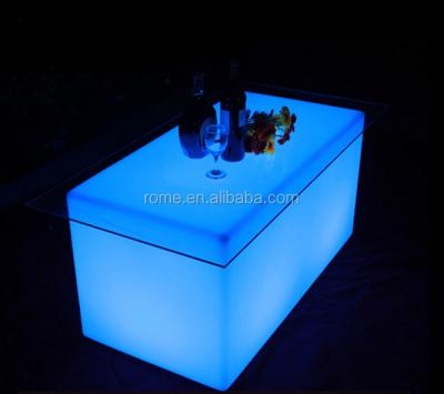 China Outdoor Bar Table LED Bar KTV Bar Counter Entertainment Tea Table With Value Bar Table Light Furniture for sale