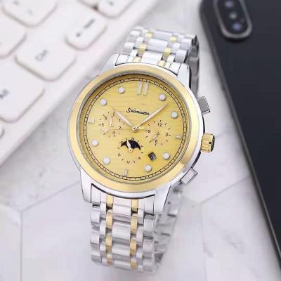 China Full Automatic Chronograph Fashion Luminous Hand Timing Six Strap Business Men's Stainless Steel Luxury Watches for sale