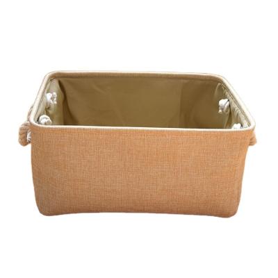 China Sustainable Woven Basket Sheets Toys Storage Basket Large Quilt Canvas Basket for sale