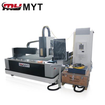 China Laser CUTTING Single Fiber Laser Cutting Machine Worktable With 1000W Raycus Laser Source for sale