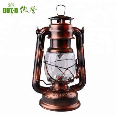 China Tin + Synthetic Glass Rechargeable Inflatable Powered Led Camping Lantern Light for sale