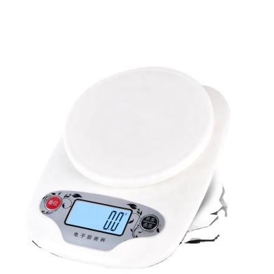 China WITH LID Wholesale Cheap 5kg/1g Electronic Digital Balance Household Food Diet Balance Kitchen Scale Battery Power Food Weight Scale for sale