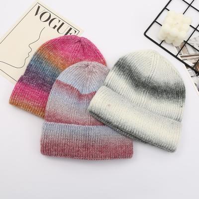 China Picture women hats fashion 2023 knitting for wool hats with custom logo for winter hat for sale