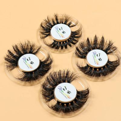 China 25-30 times free sample custom pack 18mm 20mm 25mm 3d 5d eyelash lashes mink lashes3d wholesaler for sale