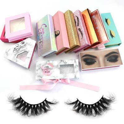 China Wholesale feather faux mink eyelash eyelash packaging box, custom real faux mink eyelash packaging, private label 3d eyelash packaging for sale