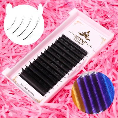 China High Quality Natural Wholesale Natural False Eyelash Extension Eyelash Fast Blooming Fast Blooming Extension for sale