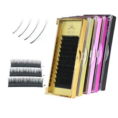 China Wholesale Natural Matte Ellipse Flat Eyelash Long Extension Factory Price Highlight Extension for sale