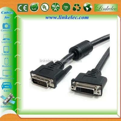 China Multimedia Dual Link DVI-I Cable (24+5 Pin) With Ferrites Computer Monitors Cable for sale