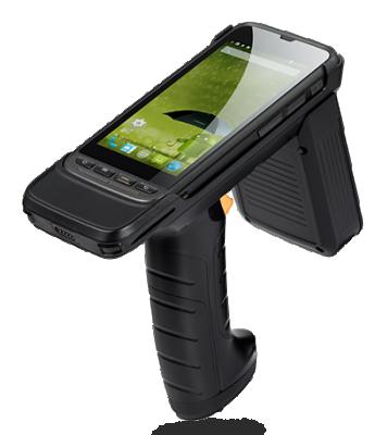 China I50 Handheld Computer Android9.0 UHF 1D&2D Scanner PDA RFID Barcode Scanner for sale