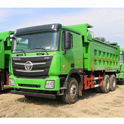 China 2015 foton second hand truck used 6x4 tipper auman used dump truck > 8L for sale