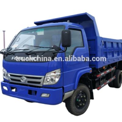 China All wheel drive 4x4 light dump truck foton forland mini truck 3600x2070x800 for sale